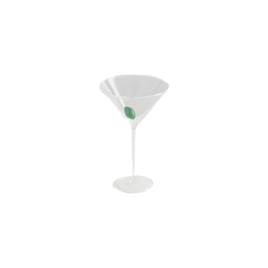 Martini Glass X 1 Clear Opaque