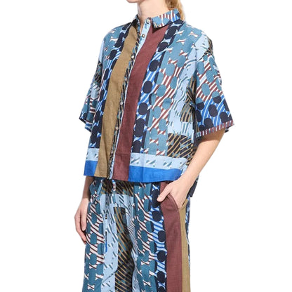 109 - Blue Andrew Pollen Shirt