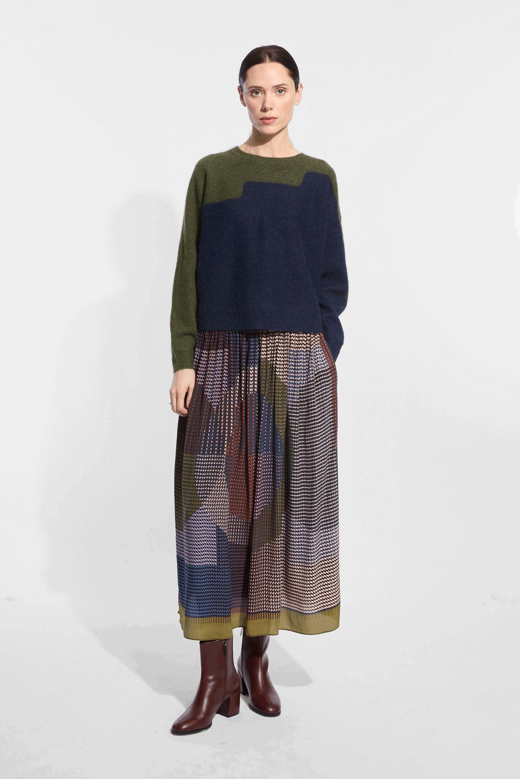 152 - Sweater Eliott Milos Green Blue