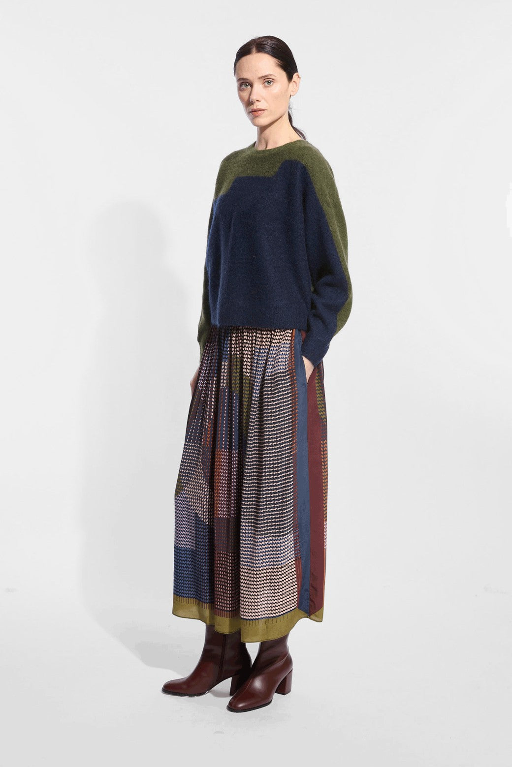 152 - Sweater Eliott Milos Green Blue