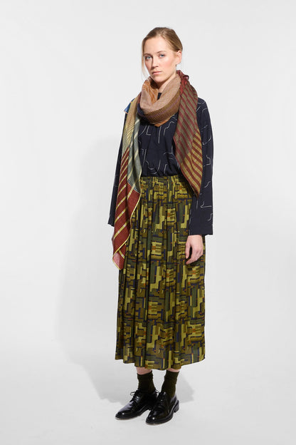 C - Scarf Vibrant Amber