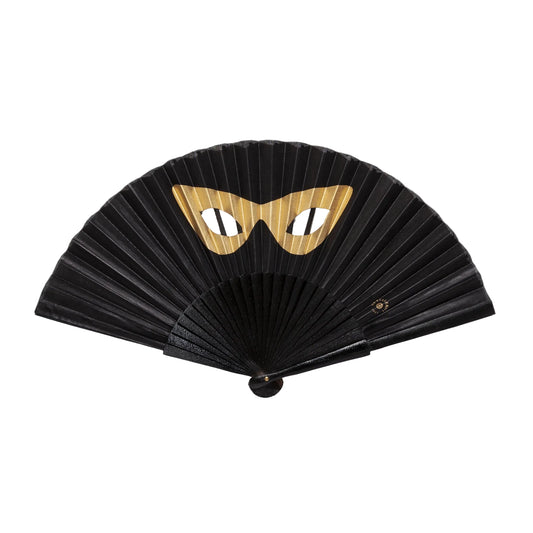 Mask Hand-Fans Black