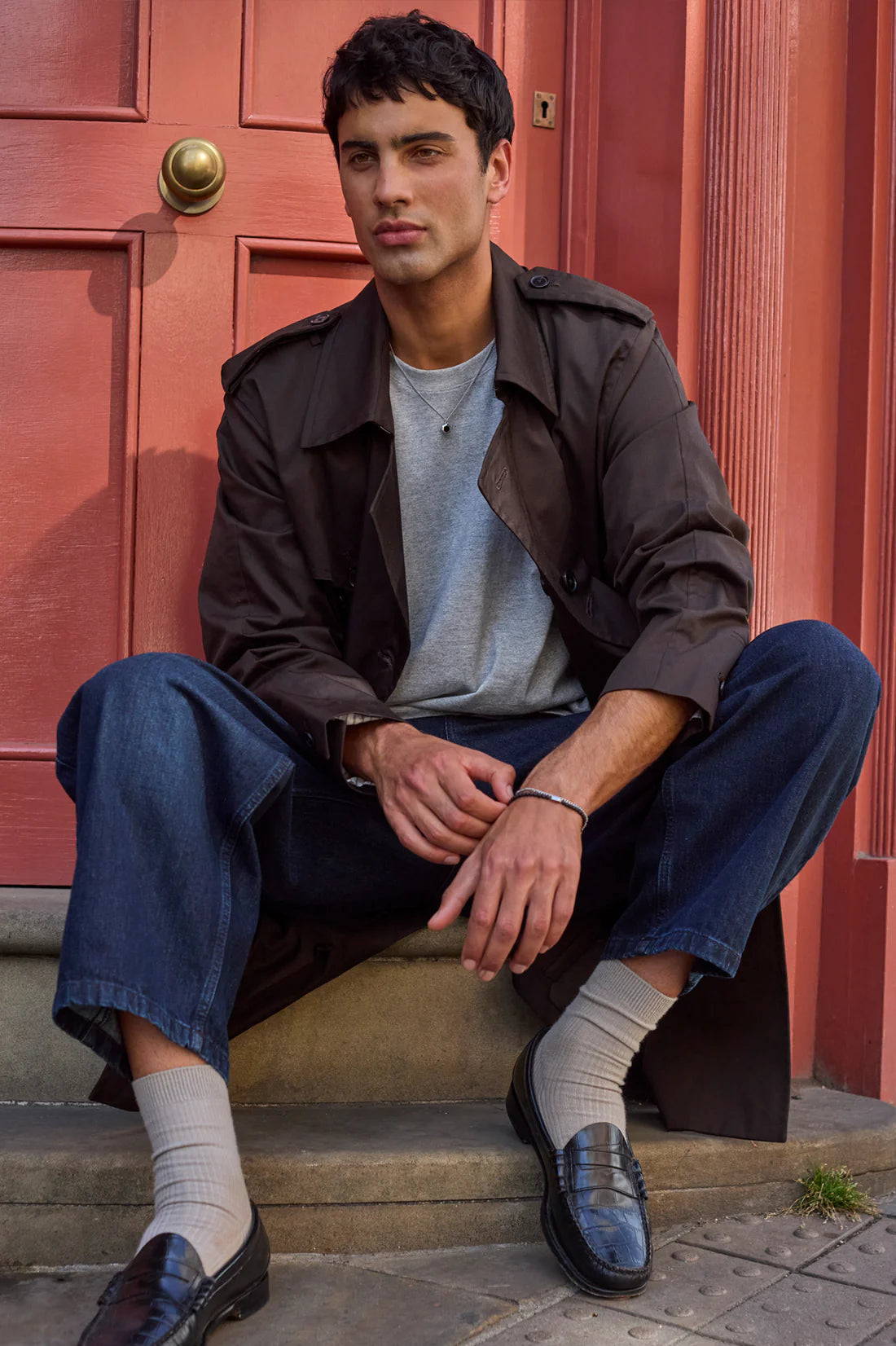 Matt Black Onyx Duo Bracelet Set