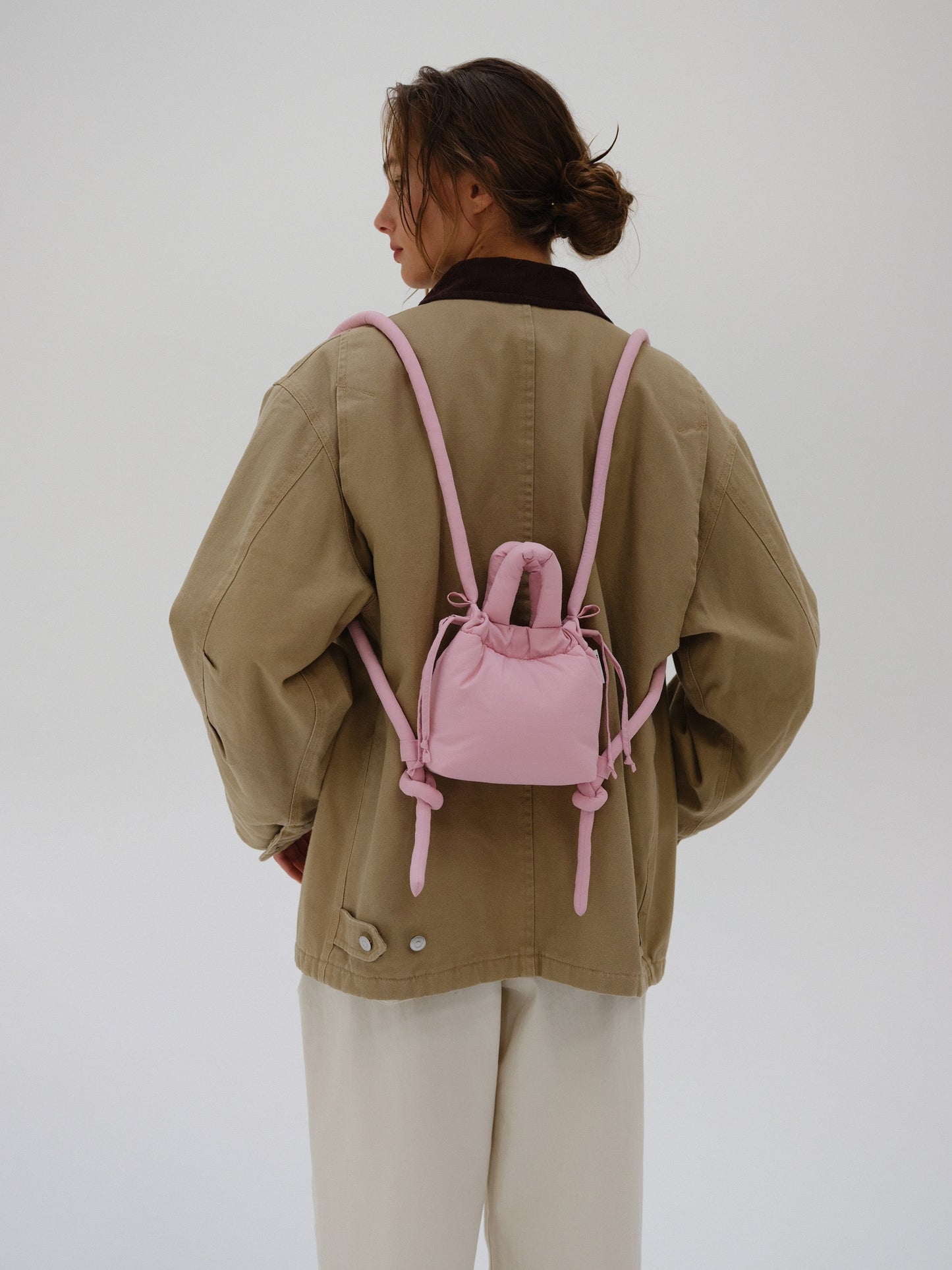 Micro Ona Soft Bag Pale Pink