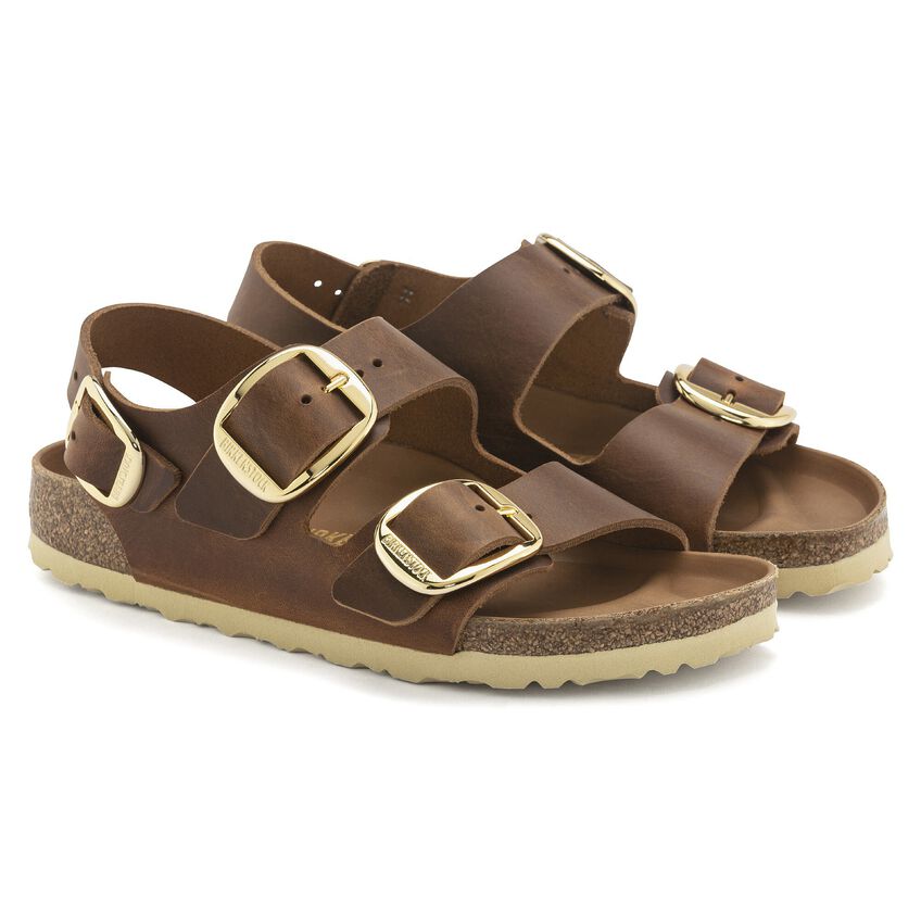 Milano Big Buckle LEOI Cognac HEX