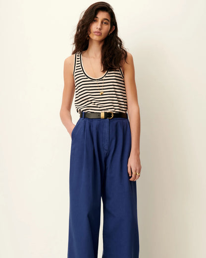 Miloa Leather Belt Metal Loop