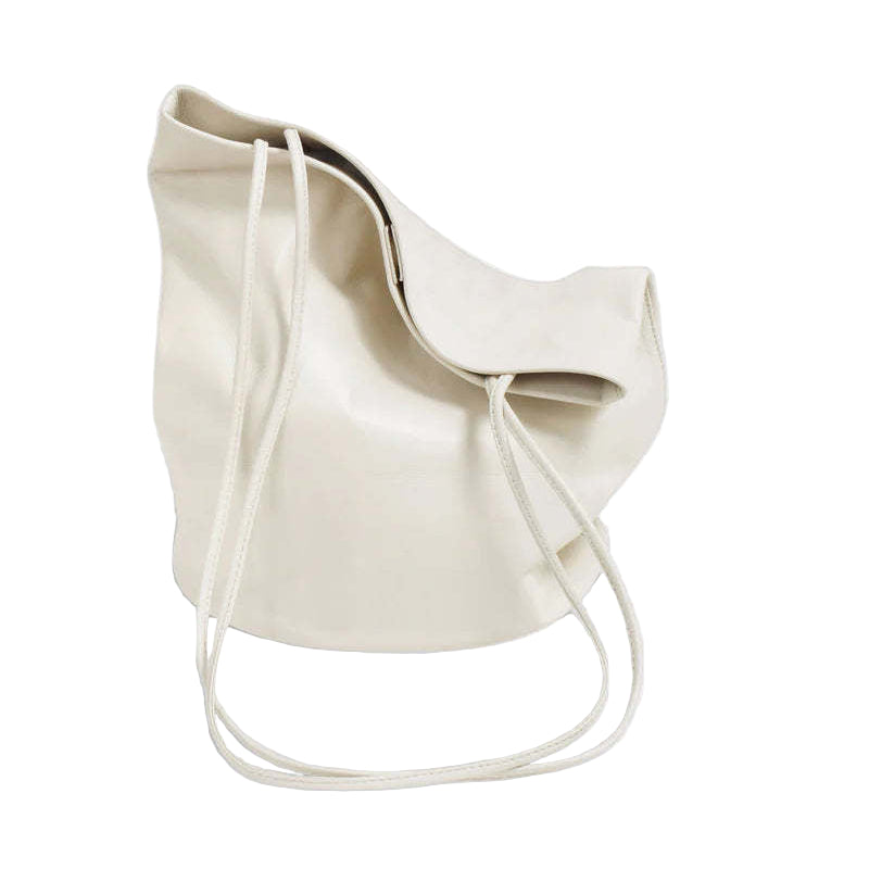 Modern Weaving Slim Lamb Oval Bucket Cream