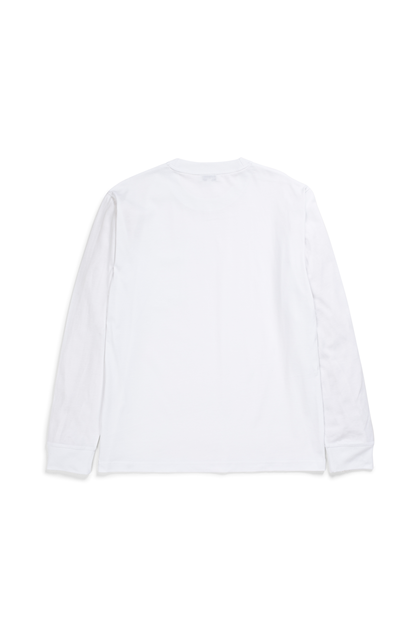 White Johannes Standard Pocket Long Sleeve T-Shirt