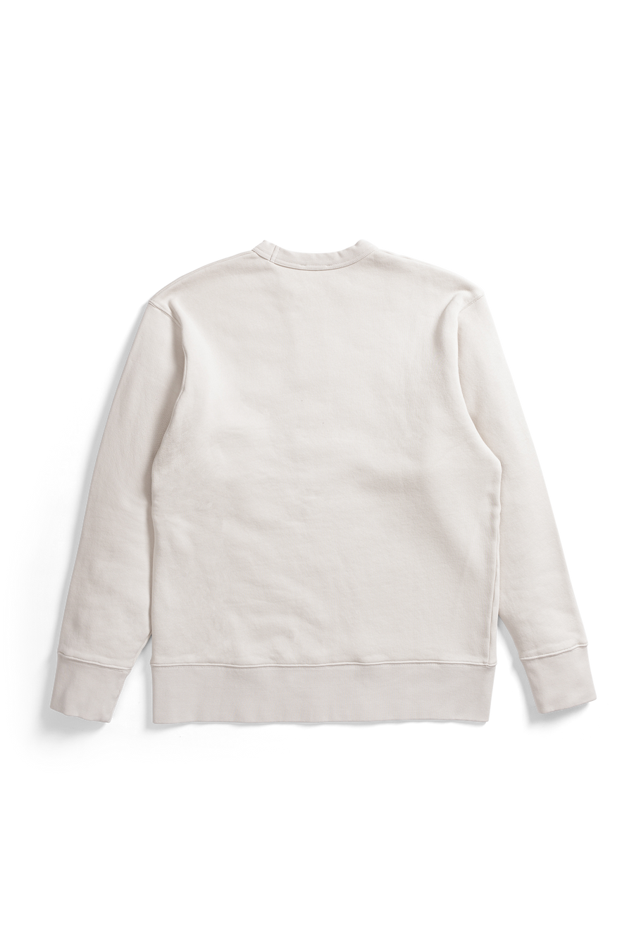 Arne Relaxed Organic Chain logo Sweatshirt Marble White