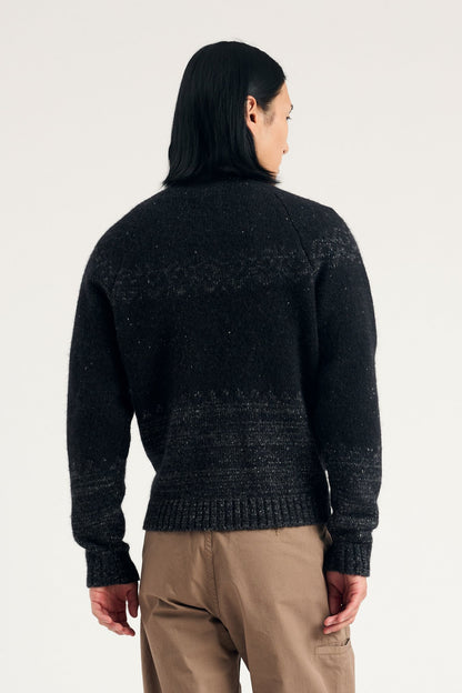 Ulf Full Zip Fairisle Cardigan