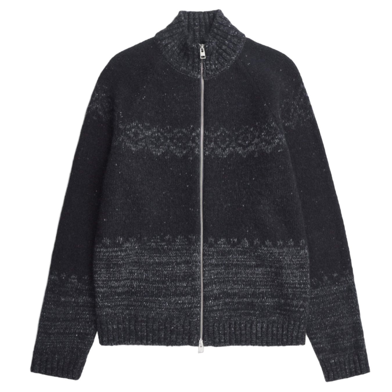 Ulf Full Zip Fairisle Cardigan