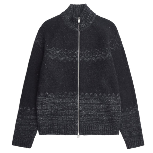 Ulf Full Zip Fairisle Cardigan