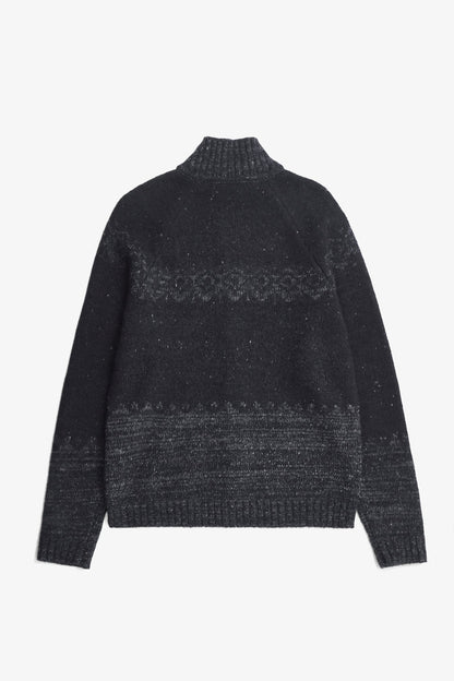 Ulf Full Zip Fairisle Cardigan
