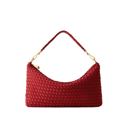 Porto Small Half-Moon Bag Rosso