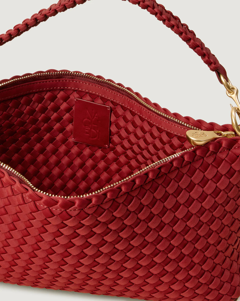 Porto Small Half-Moon Bag Rosso