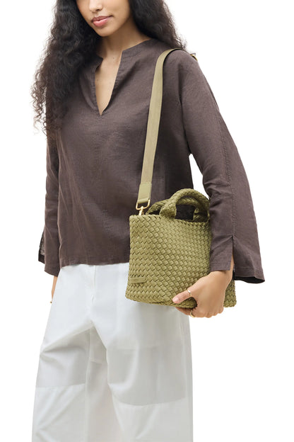 St. Barths Small Tote Bottle Green