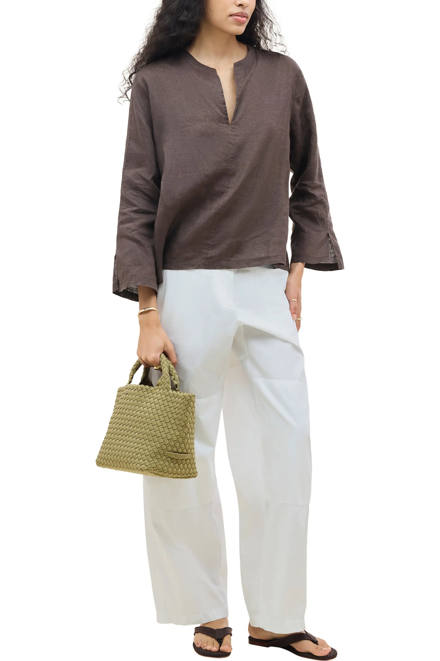 St. Barths Small Tote Bottle Green