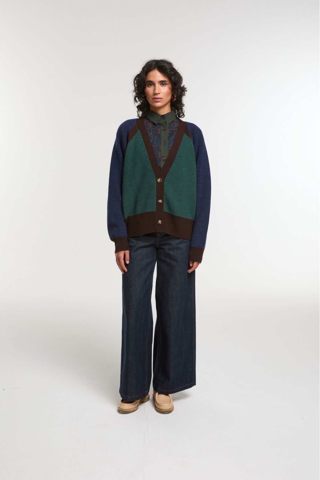 152 - Night Blue Claude Enigme Cardigan