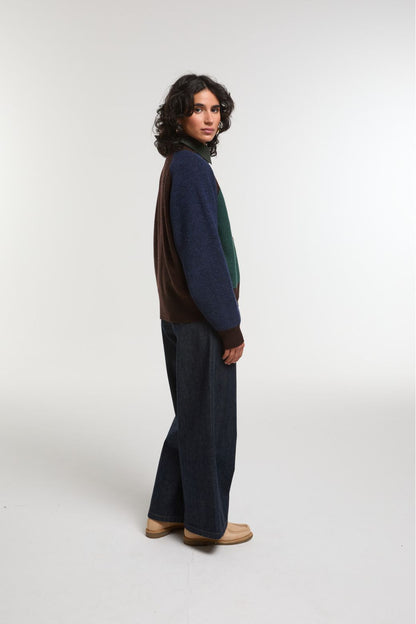 152 - Night Blue Claude Enigme Cardigan