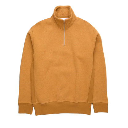 Ketel Relaxed Cotton Wool Half Zip Sweatshirt