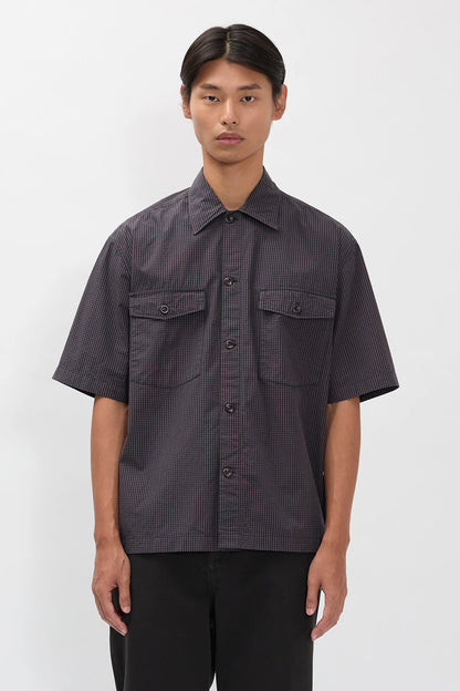 Vestervig Checked SS Safari Shirt