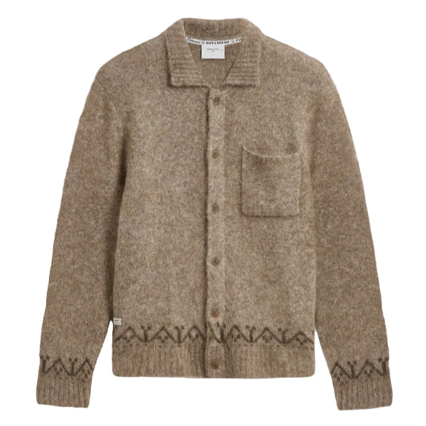 Novel Collared Cardigan