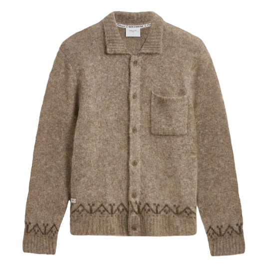 Novel Collared Cardigan