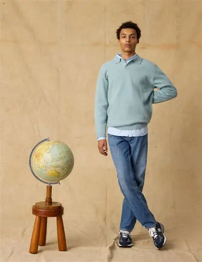 Timber Brushed Polo Knit