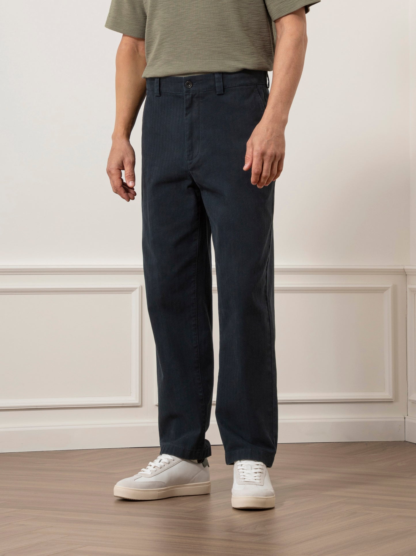Wythe Herringbone Trousers