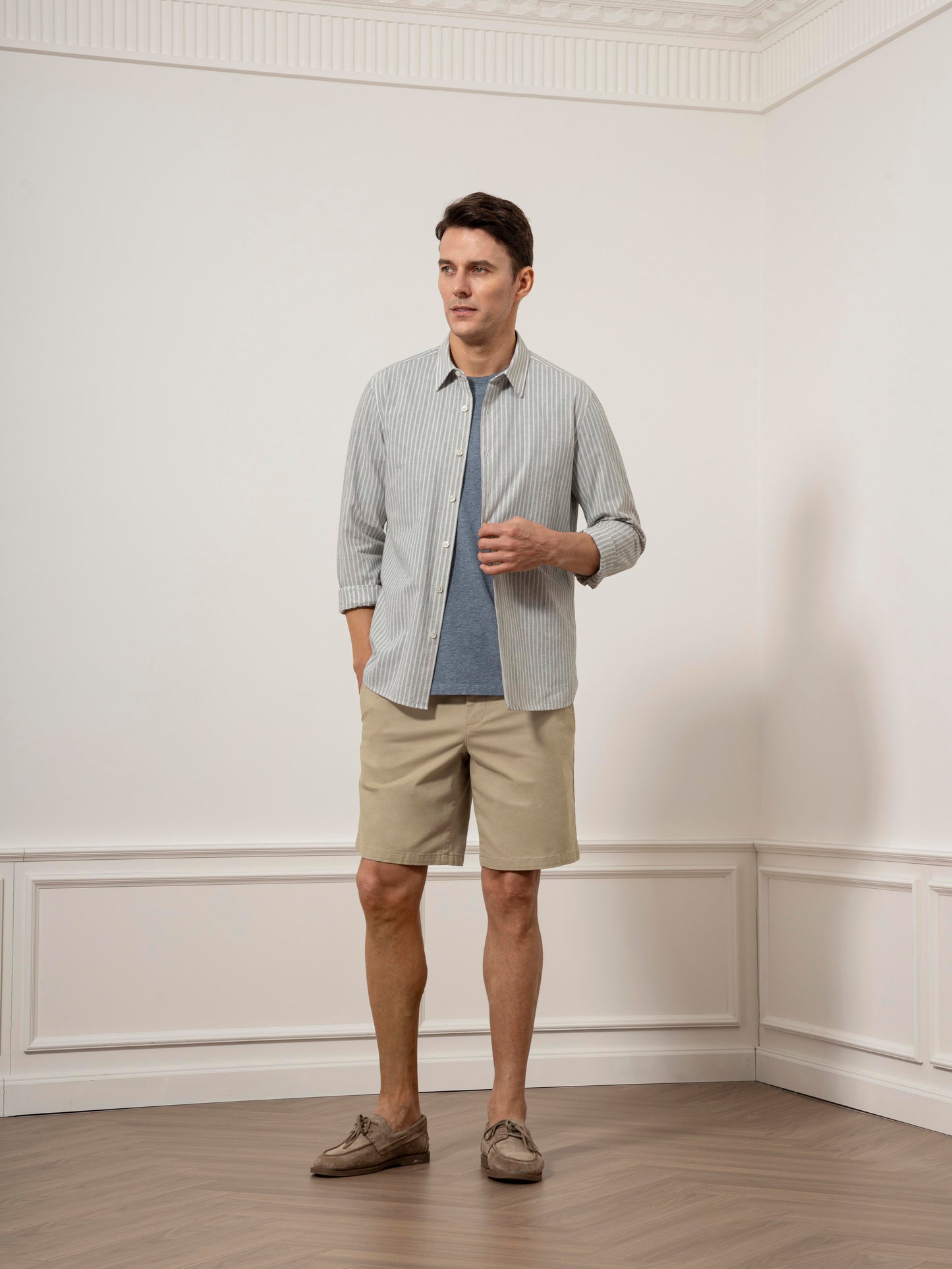 Arik Heather Stripe Shirt