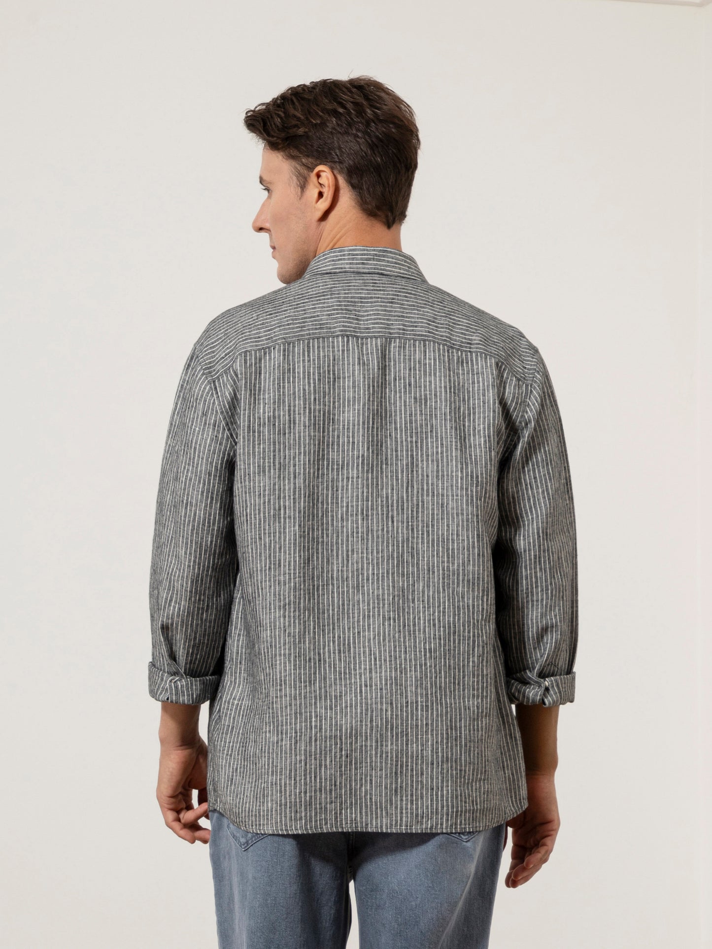 Varick Pinstripe Overshirt