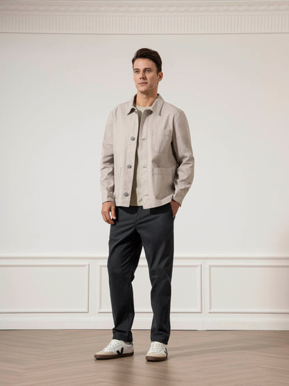 Remi Herringbone Cotton Jacket