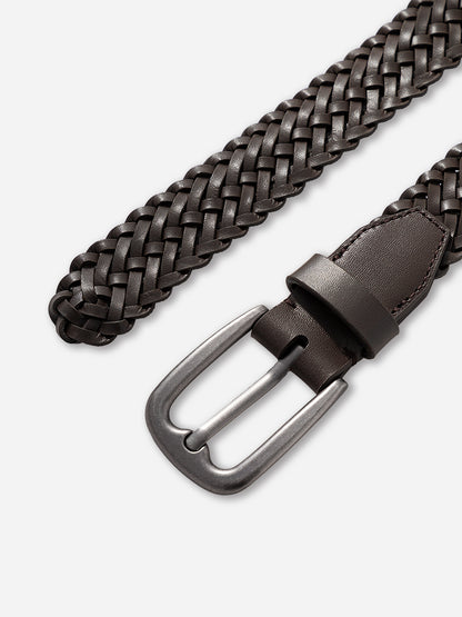 Leather Weave Belt