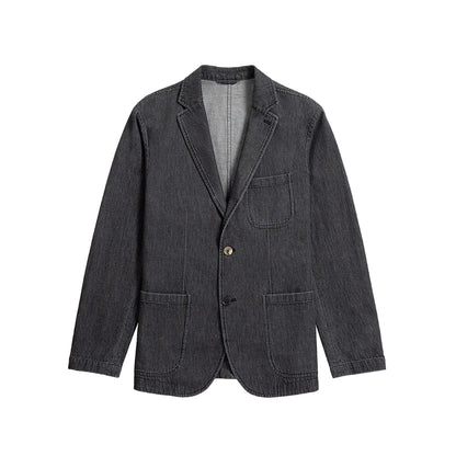 Perry Black Denim Blazer