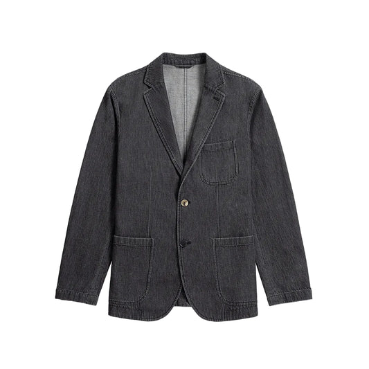 Perry Black Denim Blazer