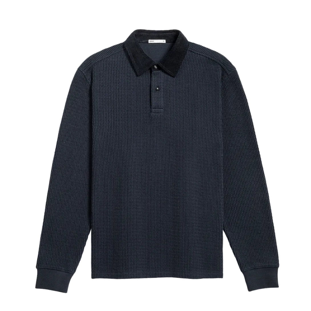 Lind Jacquard Rugby Polo