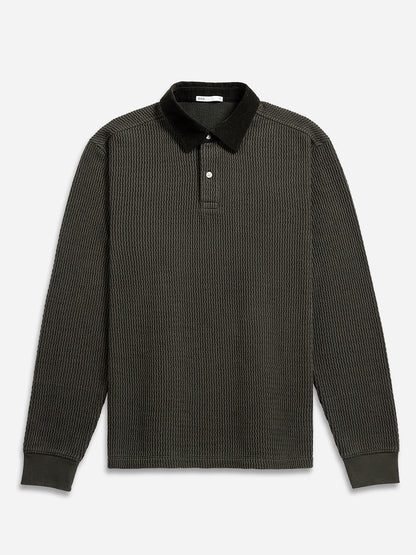 Lind Jacquard Rugby Polo