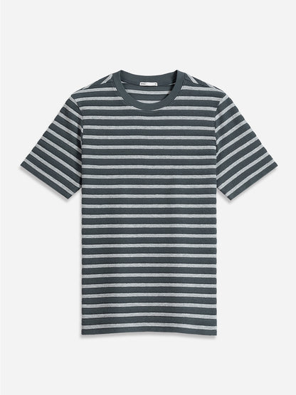 Alphabet Sculpted Stripe Tee