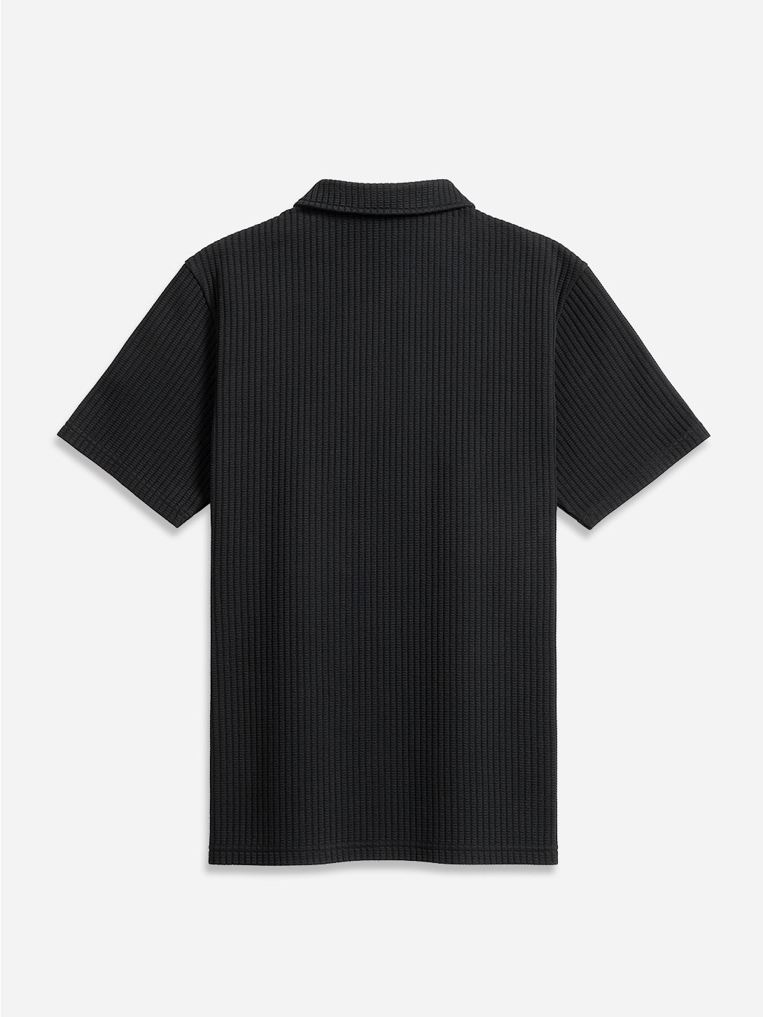 Bennett Jacquard Zip Polo