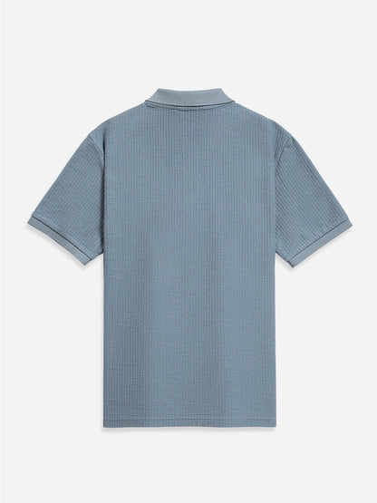Sasco Jacquard Ripple Polo