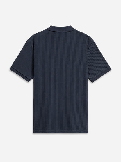 Sasco Jacquard Ripple Polo