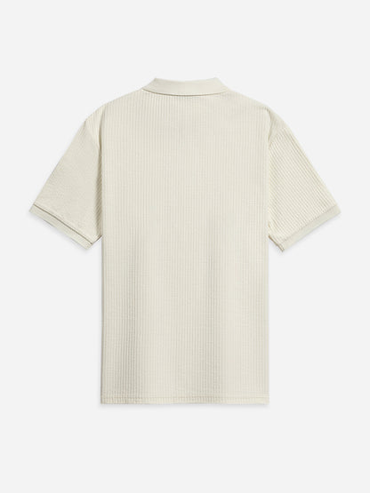 Sasco Jacquard Ripple Polo