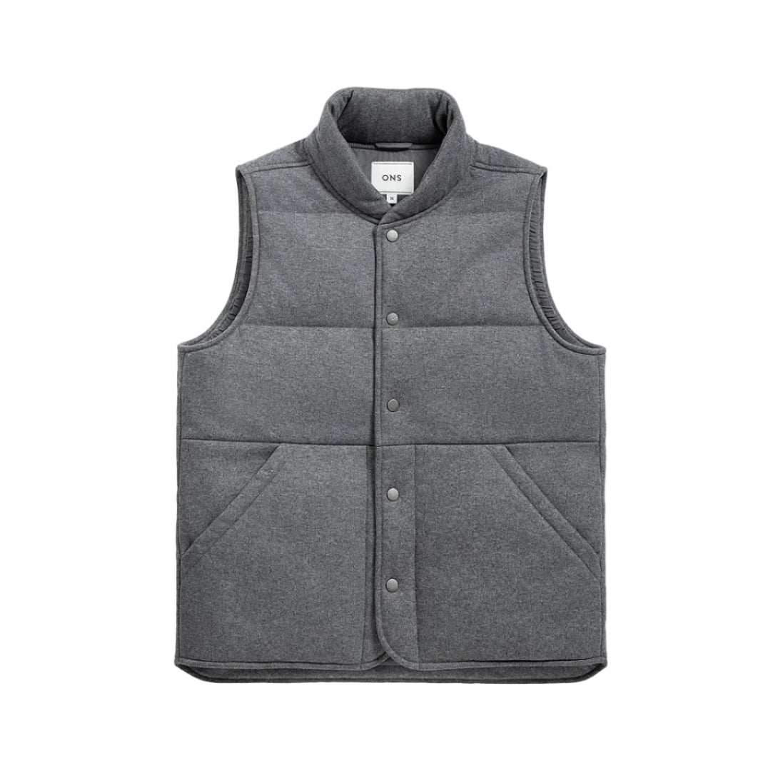 Raul Woollen Puffer Vest