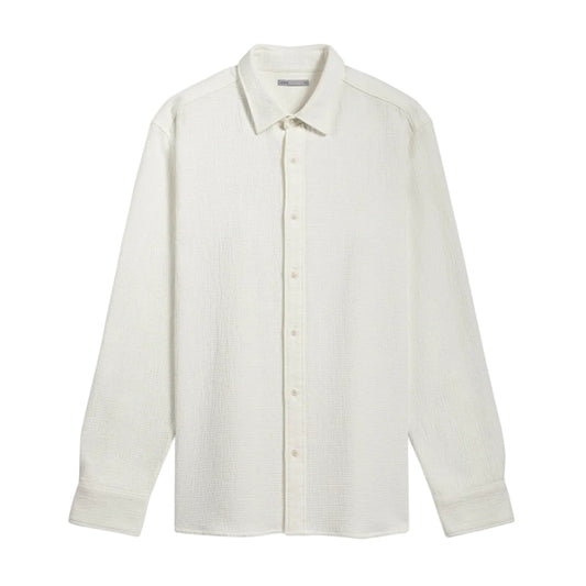 Varick Jacquard Texture Overshirt
