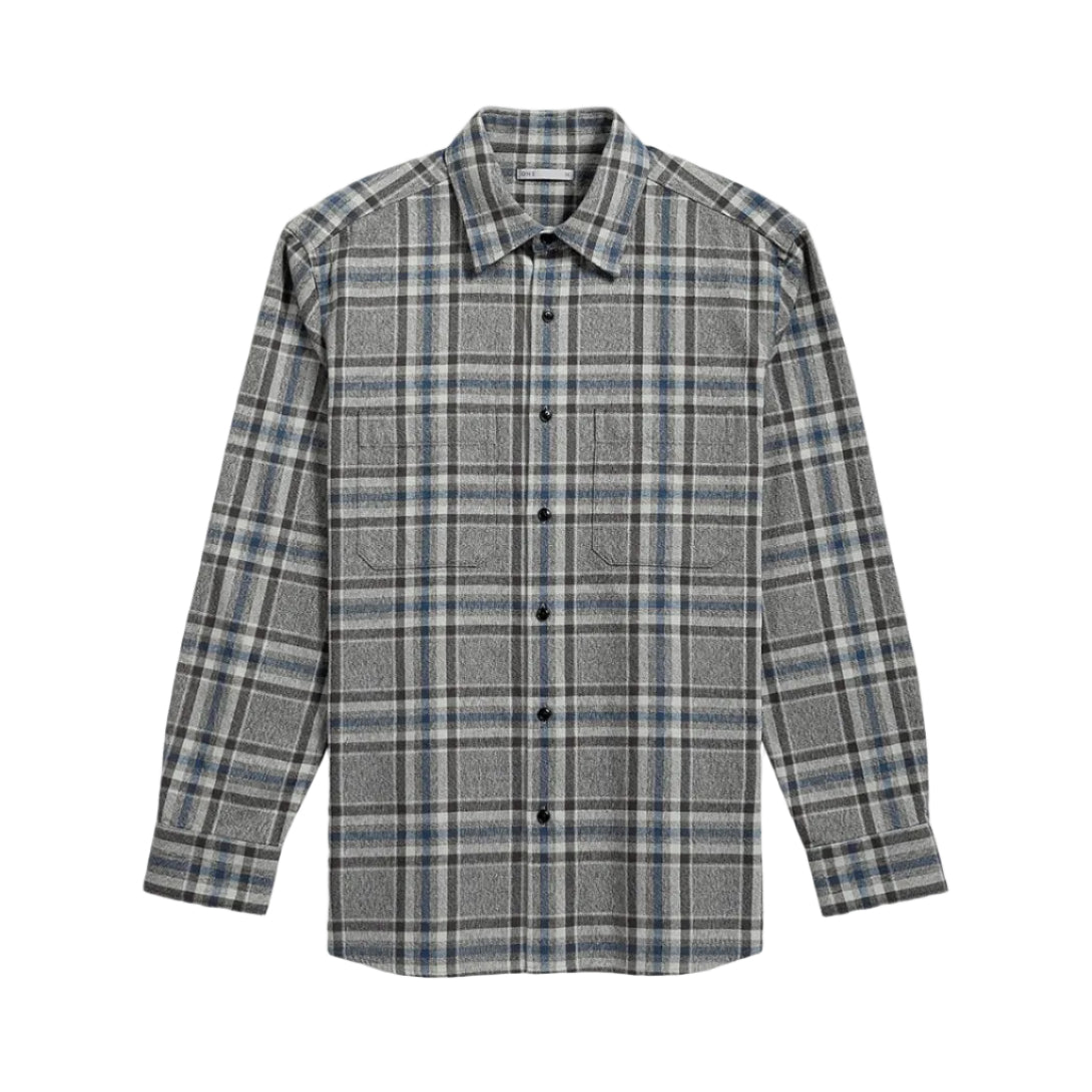 Varick Plaid Flannel Overshirt