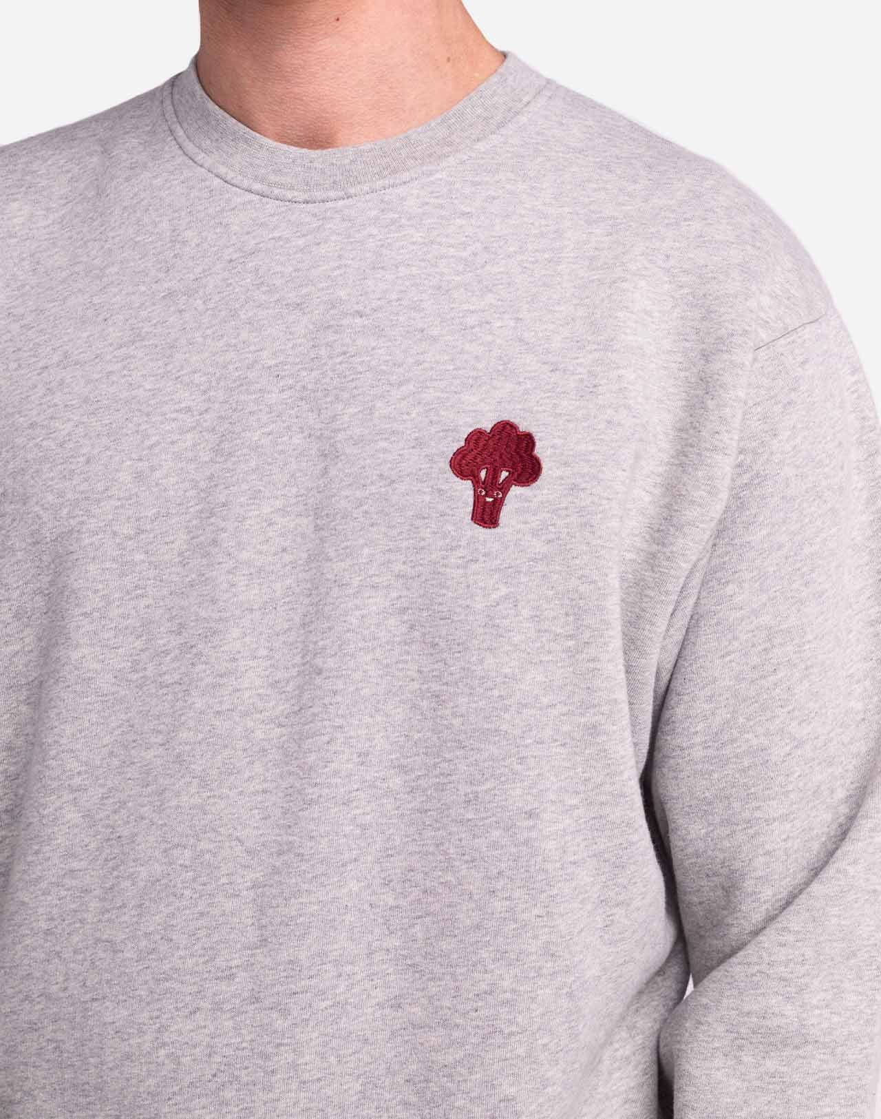 Mottled grey Good soup sweatshirt