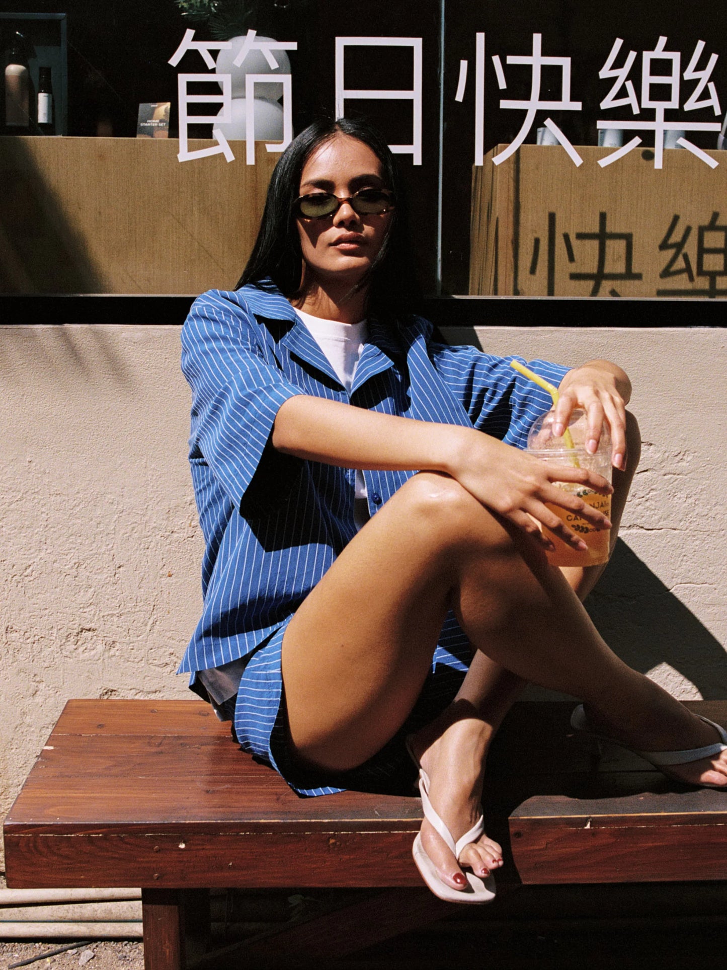 Open Collar Short Sleeve