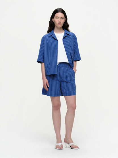 Open Collar Short Sleeve