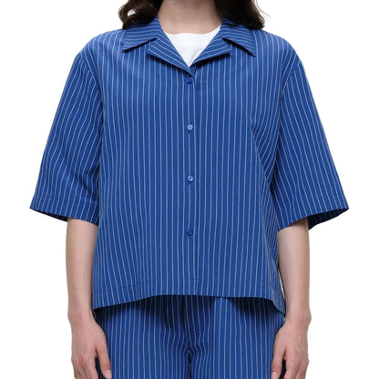 Open Collar Short Sleeve