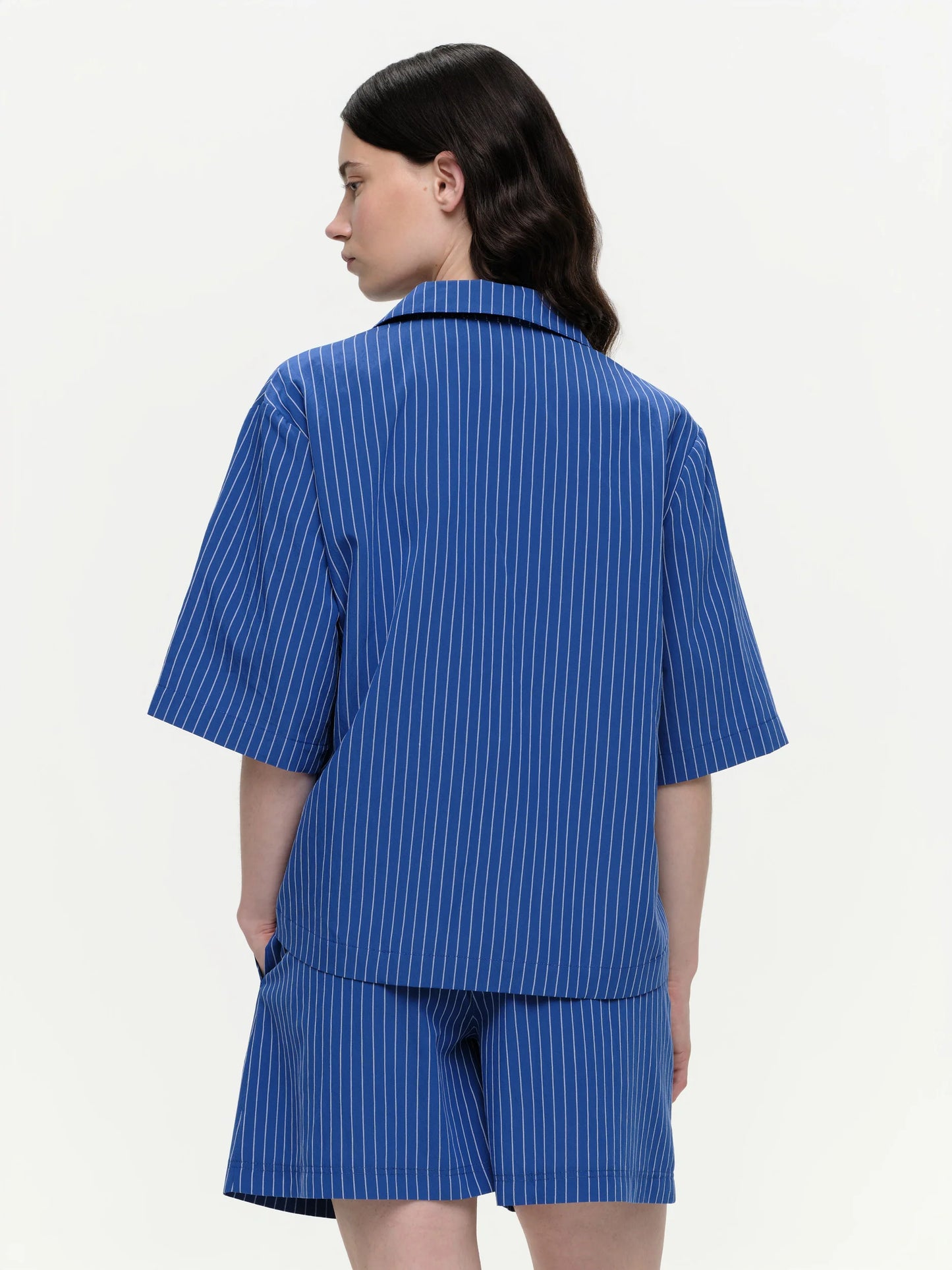 Open Collar Short Sleeve